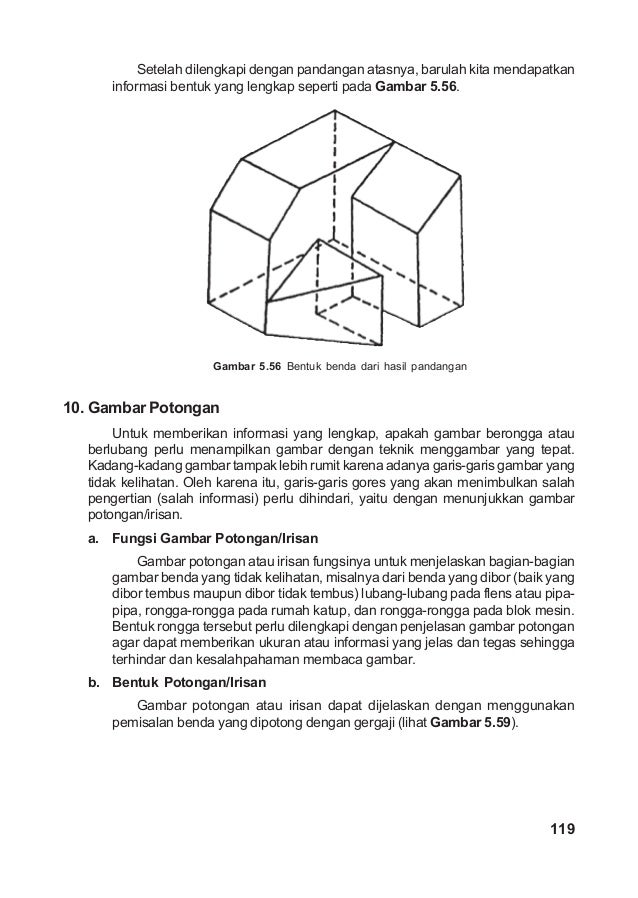Memahami gambar teknik TEKNIK MESIN