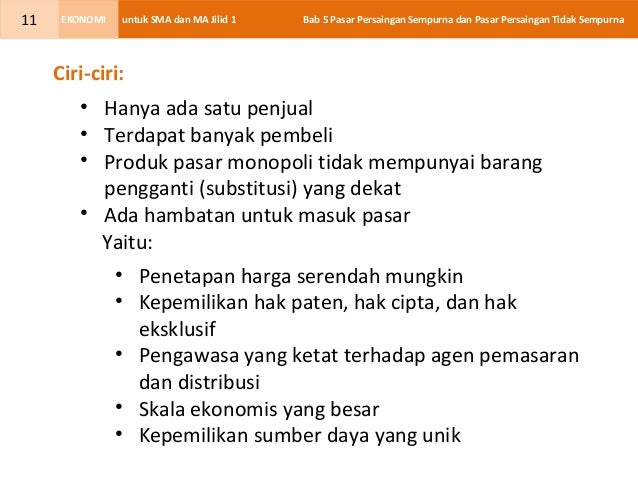 Bab 05 pasar persaingan sempurna dan pasar persaingan 