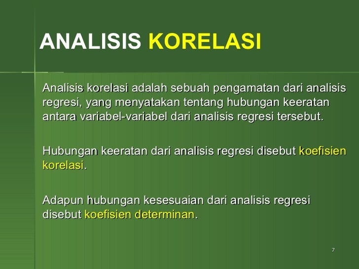 Statistika Deskriptif - Bab 06 - Analisis Regresi