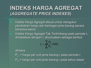 Statistika Deskriptif - Bab 07 - Angka Indeks | PPT