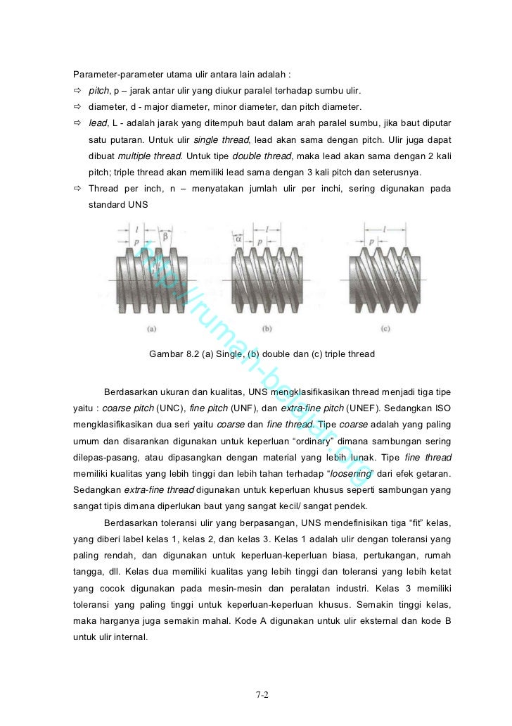 Bab 08 screws fasteners and connection syarif
