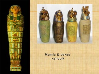 Mumia & bekas
   kanopik
 