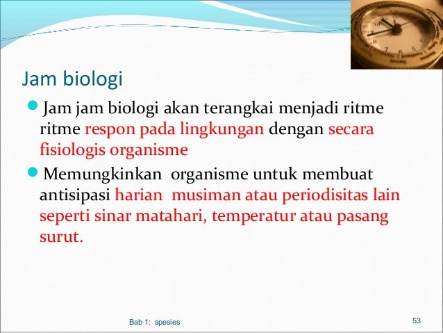 Bab 1. Spesies dalam ekosistem Bab 1. Spesies dalam ekosistem