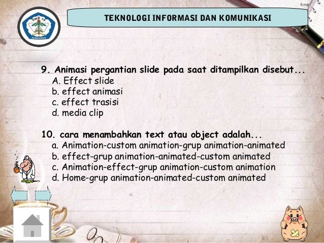 Animasi Pergantian Slide Pada Saat Ditampilkan Disebut