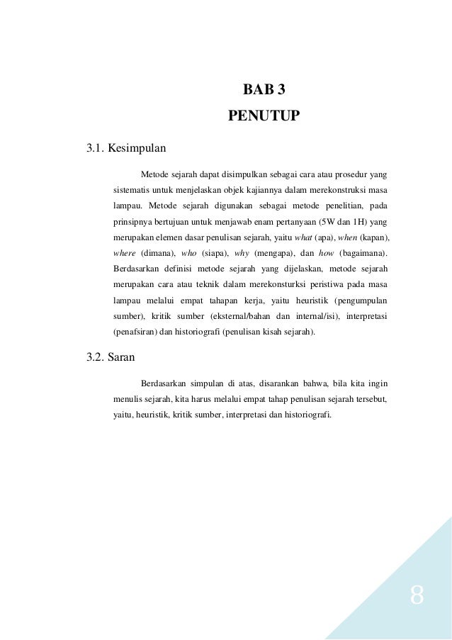 Metode Sejarah