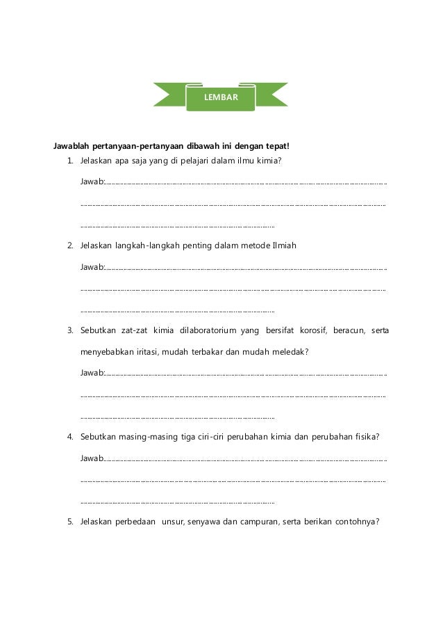 Bahan ajar peranan kimia by hutri erwanti