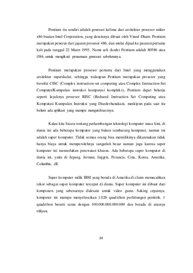 Makalah Sejarah Perkembangan Komputer