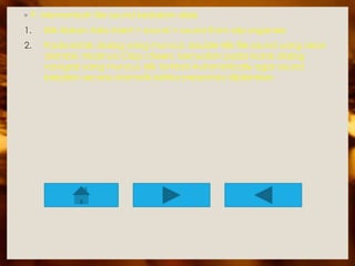◦ F. Menambah file sound kedalam slide 
1. Klik ribbon tabs insert > sound > sound from clip organize 
2. Pada kotak dialog yang muncul, double klik file sound yang akan 
diambil, misalnya Clap cheers, kemudian pada kotak dialog 
navigasi yang muncul, klik tombol Automatically agar sound 
berjalan secara otomatis ketika presentasi dijalankan. 
 