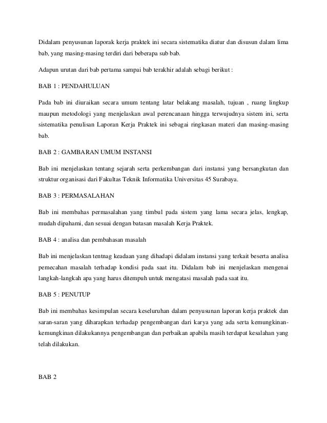 Bab 1 laporan kerja praktek informatika