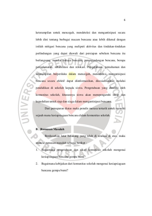 PENDAHULUAN (Contoh Karya Ilmiah)