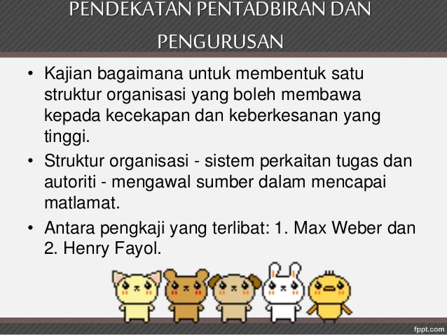 Bab 1 Teori Pengurusan Dari Perspektif Barat