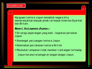 Slogan jepun untuk menjalankan propaganda