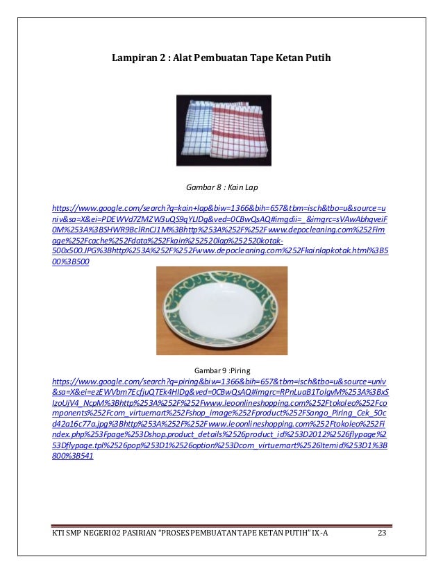 BAB I IV (PEMBUATAN TAPE KETAN PUTIH)VERA DKK