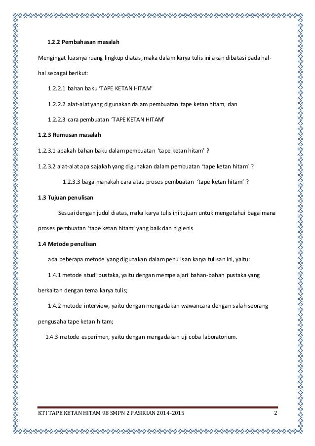 Bab I Iv Pembuatan Tape Ketan Hitam Aziz Dkk