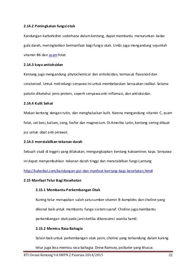 Bab I Iv Pembuatan Donat Kentang Gita Dkk