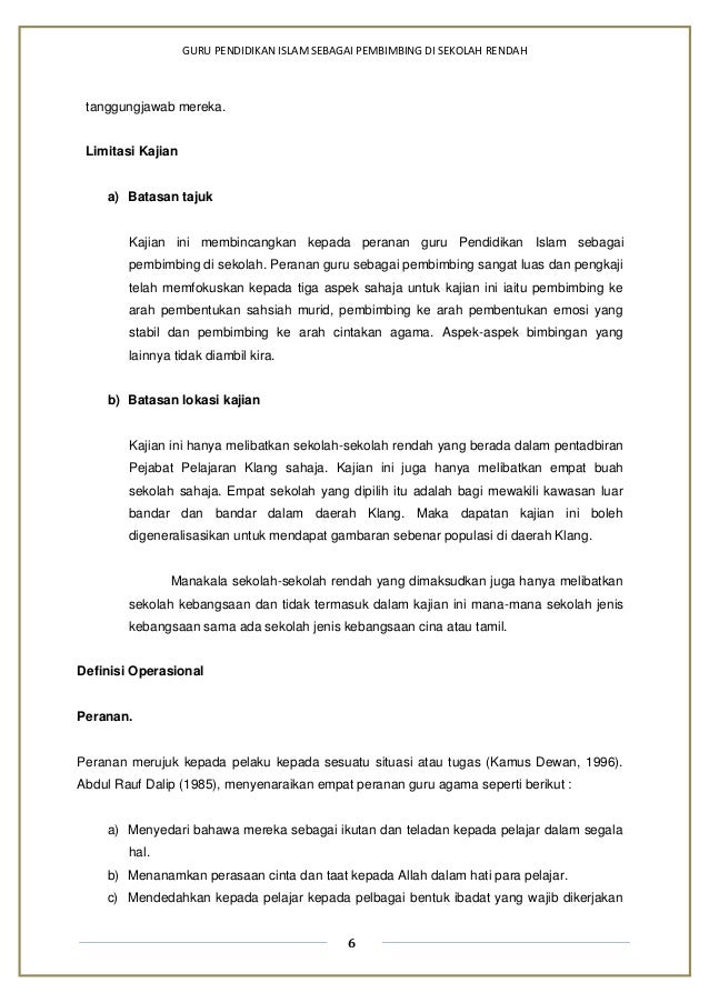 peranan guru di sekolah