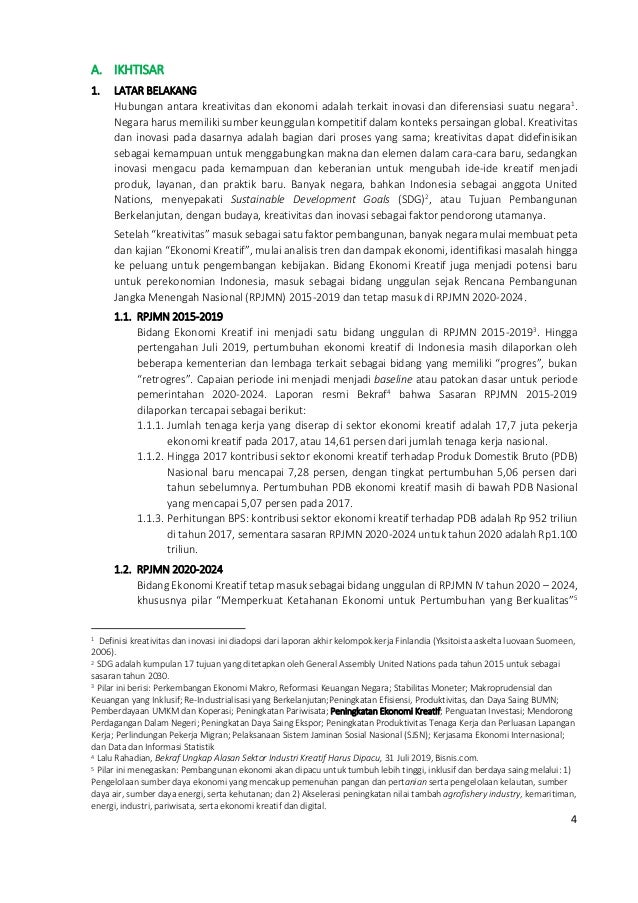 Analisis Kebijakan Ekonomi Kreatif