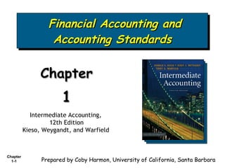 Financial Accounting and Accounting Standards Chapter  1 Intermediate Accounting,  12th Edition Kieso, Weygandt, and Warfield   Prepared by Coby Harmon, University of California, Santa Barbara 
