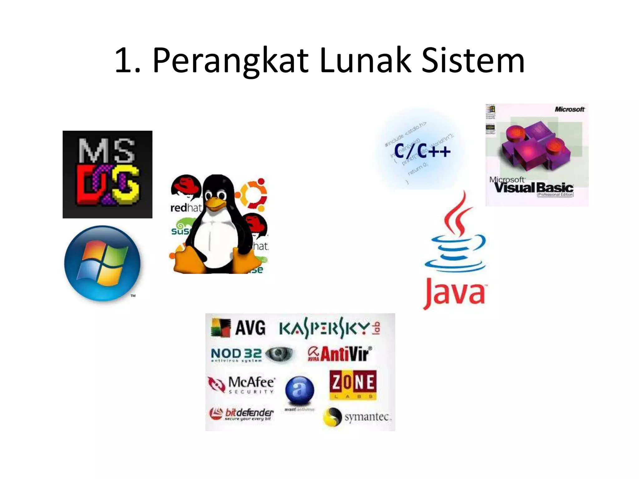 1. Perangkat Lunak Sistem