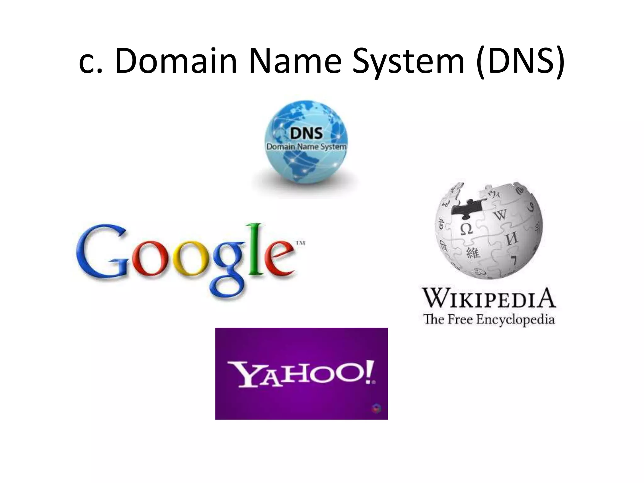 c. Domain Name System (DNS)