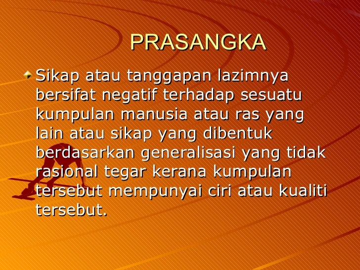 Apakah Yang Merujuk Kepada Layanan Buruk Sesuatu Kumpulan Etnik 