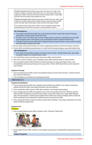 Modul Ajar Kelas 4 SD Kurikulum Merdeka | PDF