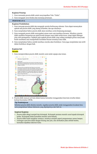 Modul Ajar Kelas 4 SD Kurikulum Merdeka | PDF