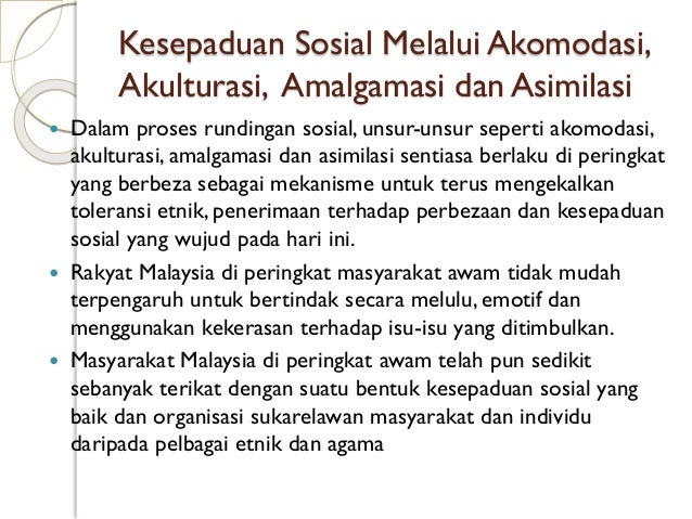 Bab 1 malaysia kesepaduan dalam kepelbagaian