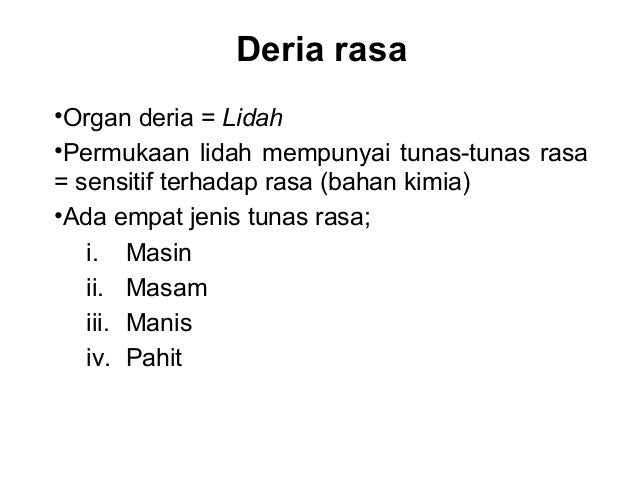 Bab 1 organ deria