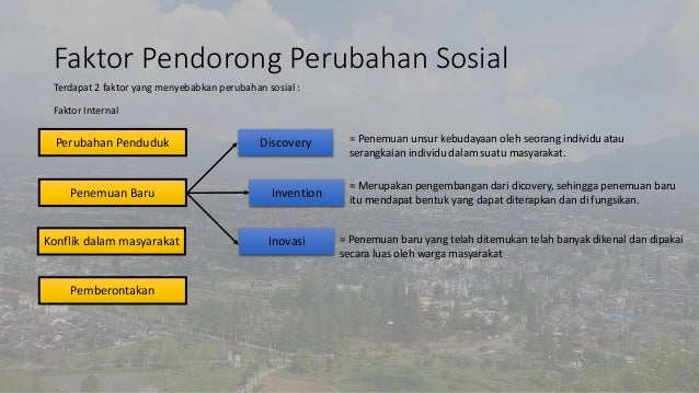 Perubahan Sosial Dan Pembangunan Nasional