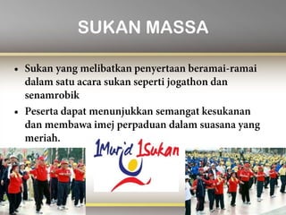 SUKAN MASSA
 