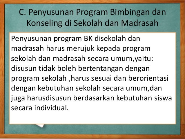 Makalah program layanan bimbingan konseling di sekolah