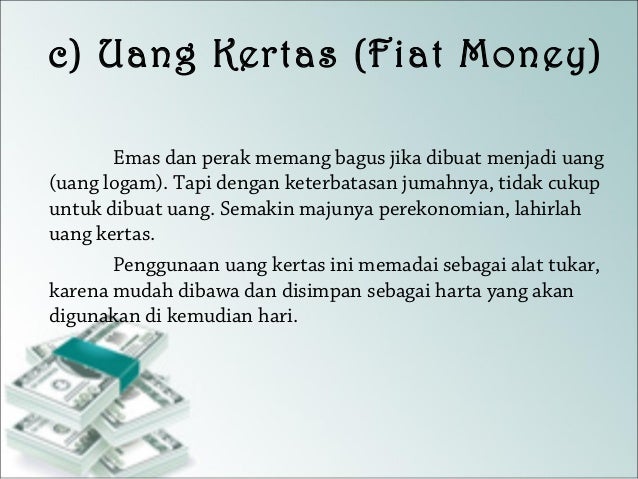 Bab 10 ekonomi "Uang"