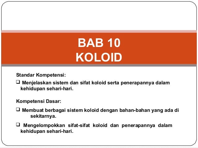 Bab10 Koloid Kimia Kelas Xi