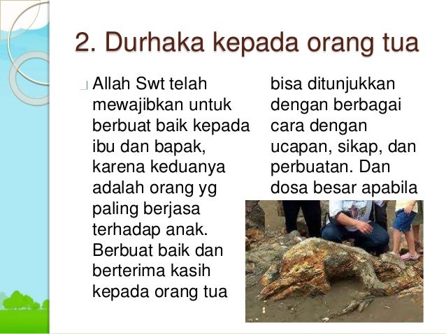 PAI Kelas 11 : ''Menghindari Dosa Besar"