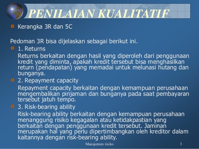 Manajemen Risiko 10 Risiko kredit Manajemen Risiko 10 Risiko kredit