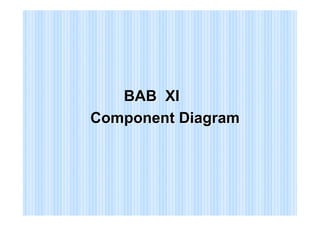 BAB XI
Component Diagram
 