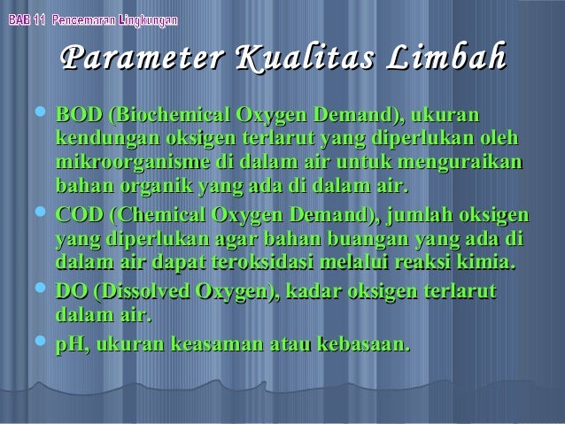 Ppt Biologi Bab Pencemaran Lingkungan