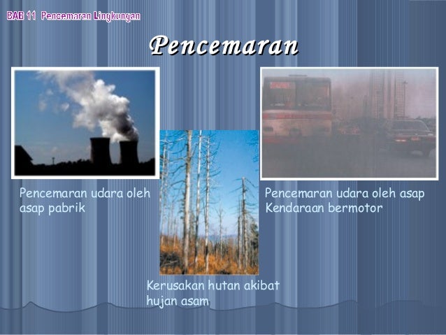 PPT Biologi Bab Pencemaran Lingkungan