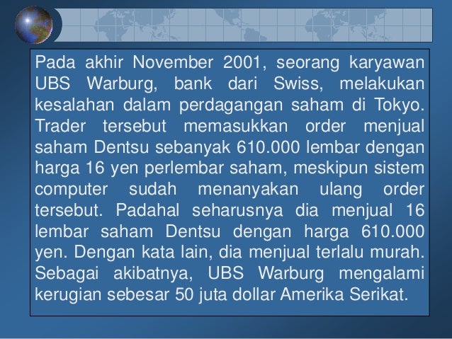 Manajemen Risiko 11 Risiko Operasional