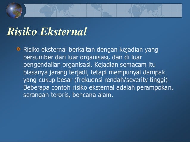 Manajemen Risiko 11 Risiko Operasional