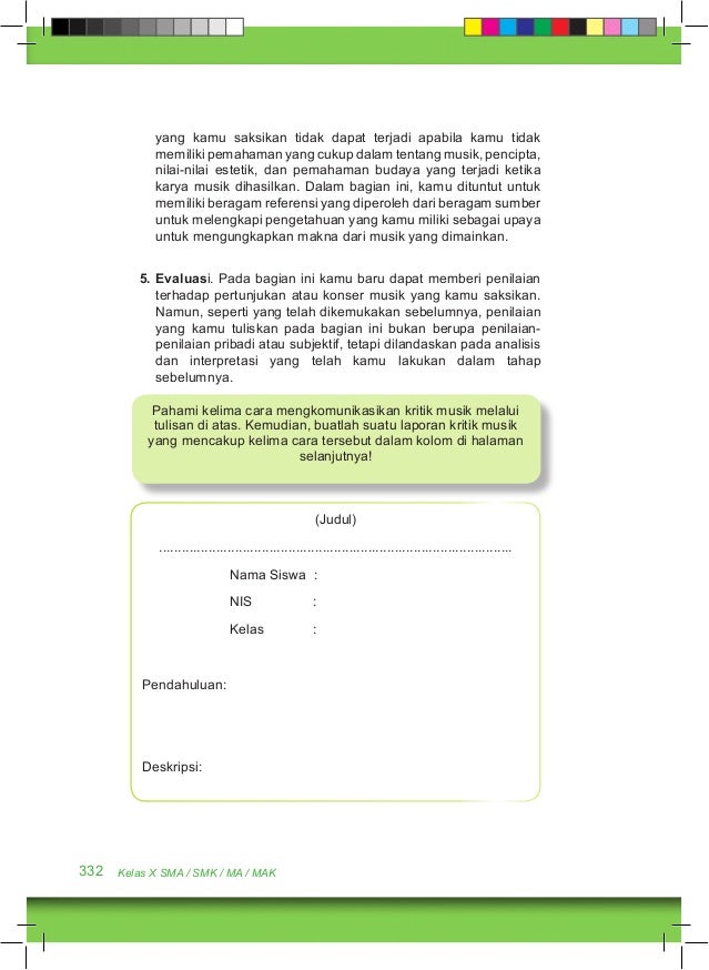 Bab 12 Kelas X Seni Budaya