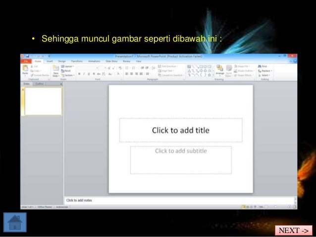 Tik Microsoft Powerpoint 2007