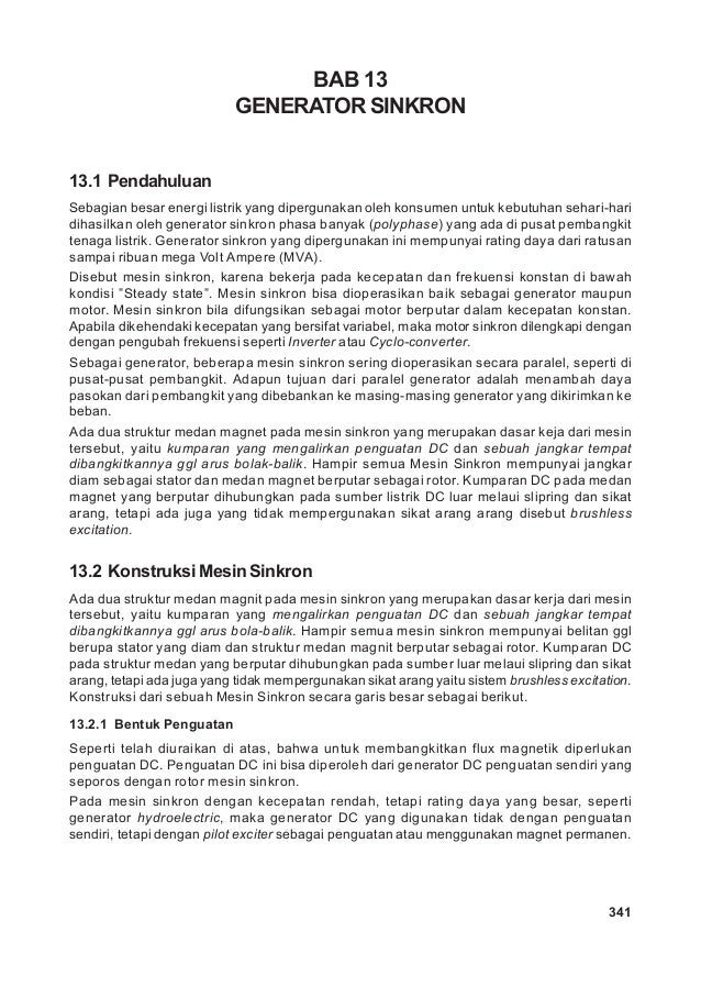 Bab 13 Generator Sinkron