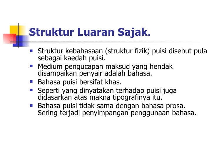 Persamaan Bunyi Pada Akhir Baris Puisi Disebut KT Puisi