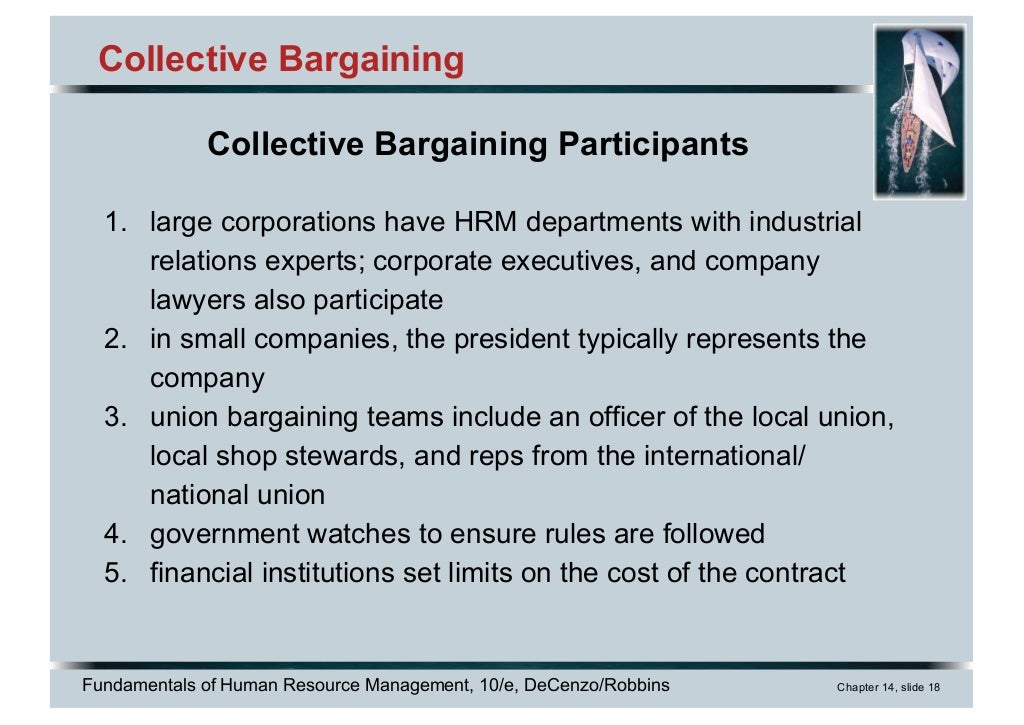 Chapter 14 Labor Relations and Collective Bargaining