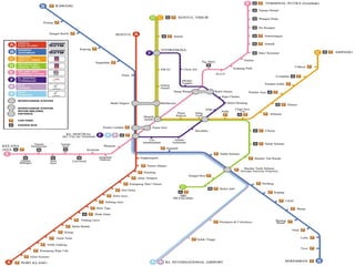 Схема метро валенсии на карте города
