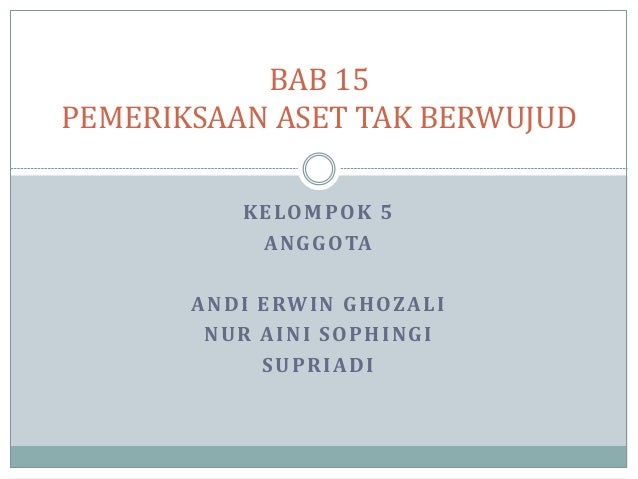 Bab 15 intangiable asset