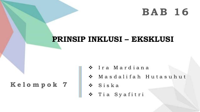 Soal Dan Jawaban Inklusi Dan Eksklusi Ilmu Soal