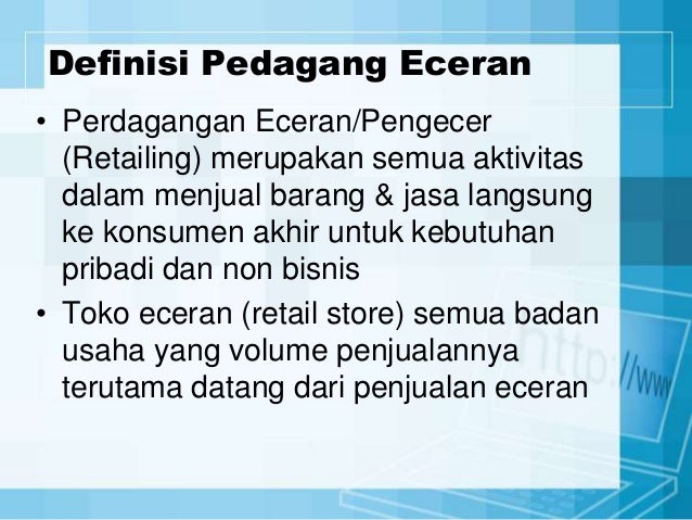 Jenis sistem perdagangan